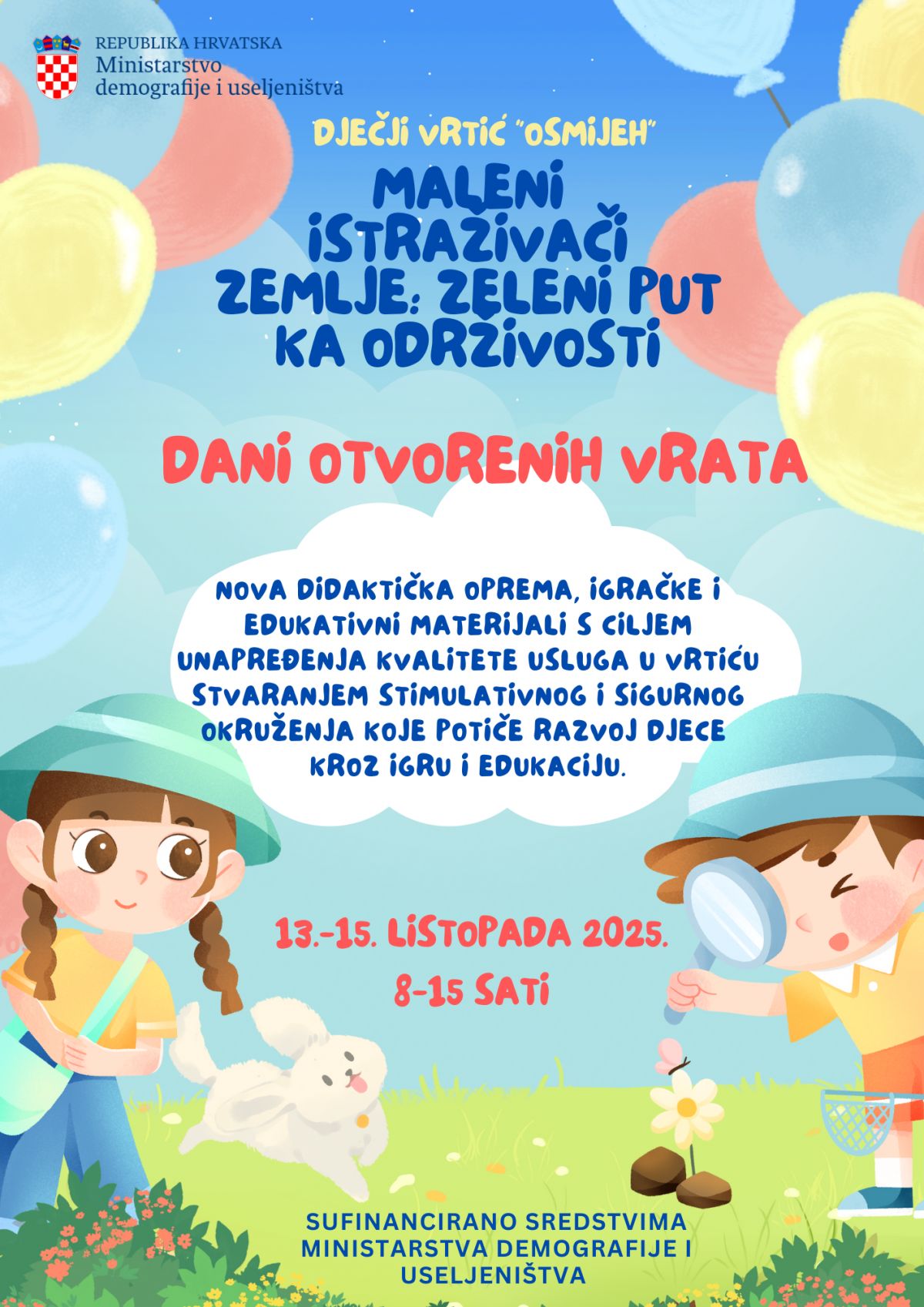 Projekt Maleni istraživači zemlje: zeleni put ka održivosti - Dani otvorenih vrata